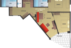 Grundriss Appartement Romantik