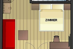 Grundriss Zimmer Comfort