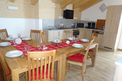 Appartement 5 Küche mit Essbereich