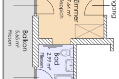 Einzelzimmer2    Typ A Nr 103