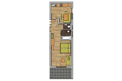 Skizze Appartement Planai