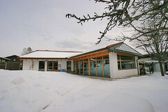 Wasserhaus im Winter