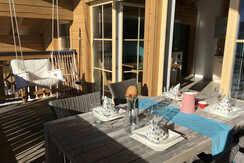 Balkon im Sonnenschein