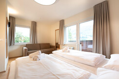 Appartement Family 1 Schlafzimmer mit Balkon