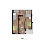 Photo of Apartment, separate toilet and shower/bathtub, 2 bed rooms