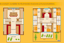 Groundfloor plan Loft and sleeping level