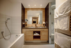 Alpinasuite Schlafzimmer