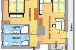 Das Hochkönig  Grundriss  App 206