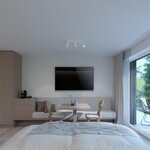 Photo of Apartment, separate toilet and shower/bathtub, facing the garden