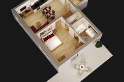 Grundriss Appartement A2