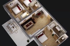 Grundriss Appartement A3