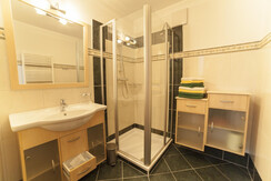 Dusche, Grundriss grün