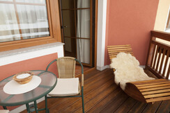 Balkon Talschlussblick, südseitig