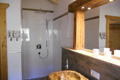 Arnoldhof Chalet Dusche