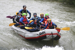 Rafting auf der Enns