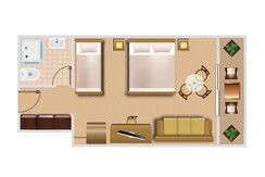 Skizze Familienzimmer