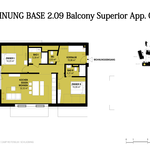 Bild von BASE 2.09 | Balcony Superior App.