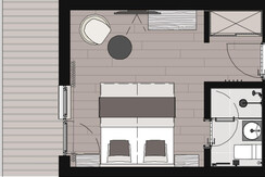 Vis a Vis_Doppelzimmer Classic_Grundriss