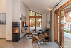 cozy living area with fireplace