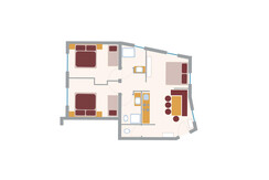 Appartement SMARAGD - Skizze