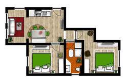 Grundriss Top Wagrain