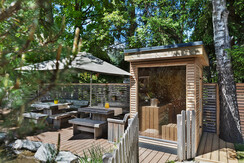 DorfinderStadt-Chalet-Edelweiß-Garten