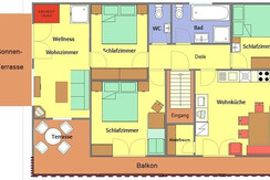 Grundriss-Bergkristall