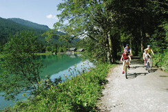Der Jägersee 4 km vom Haus entfernt
