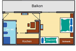 Apartment Hannes Skizze