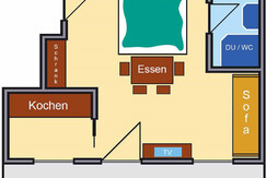 Apartment Andreas Skizze