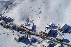 App Gruber Lage an Skipiste und Gondelbahn