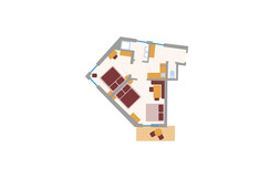 Appartement KOKON - Skizze