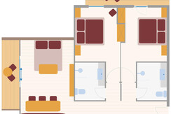 Appartement SINFONIE - Skizze