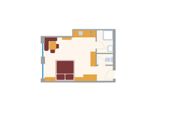 Studio DUETT im Souterrain - Skizze