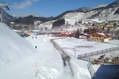 Ausblick von einem Schlafzimmer