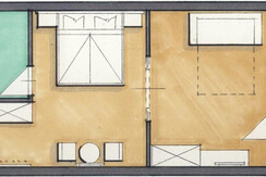 Familienzimmer Deluxe Skizze