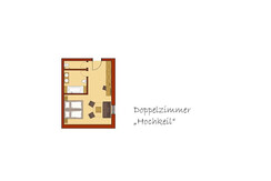 Grundriss Doppelzimmer HOCHKEIL