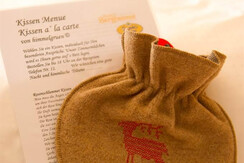 Kissenmenü in den Suiten