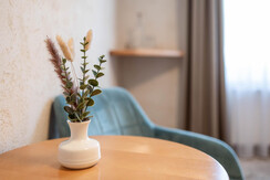 Seating area detail  in the room - Hotel Stegerbräu