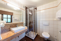 bathroom double-bedded-room