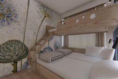 2-roomed family suite 