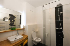 Badezimmer, Apartment Bergspitz 110m²