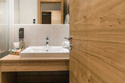 Blick ins Badezimmer