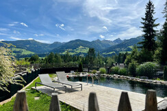 Swimming pond in the most beautiful location