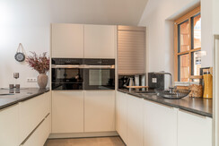 High-quality kitchen with kitchen appliances from Miele