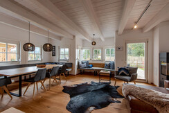 Cozy living area in Chalet 11B