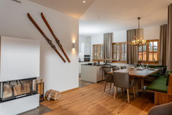 living and dining area