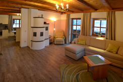 Wohnzimmer Appartment Lackenkogel