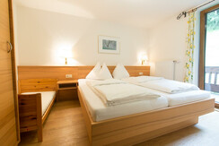 Masterbedroom with childbed