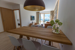 Gartenappartement 3 B Hochwurzen, Essbereich